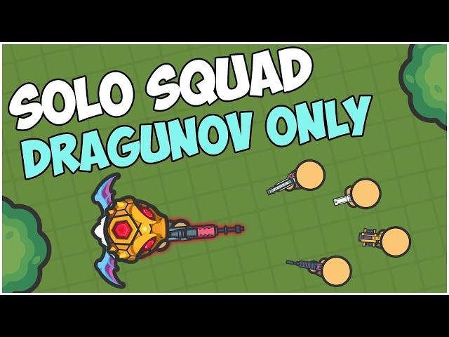 Zombs Royale | Solo VS Squads Dragunov Only Challenge