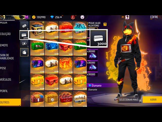 I FINALLY GOT IT  OPENING 3000 CRATES FREE FIRE Garena Free Fire 2024