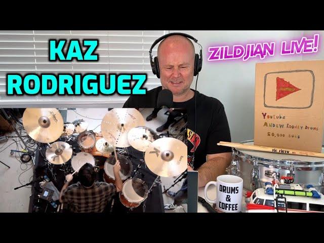 Drum Teacher Reaction: Zildjian LIVE! - Kaz Rodriguez