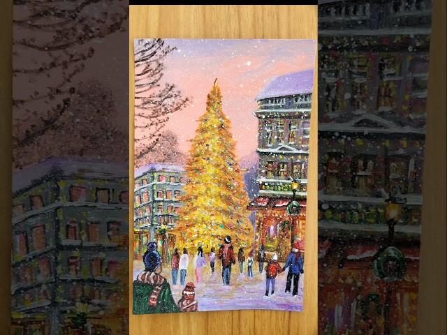 Merry Christmas ️ | Acrylic Painting