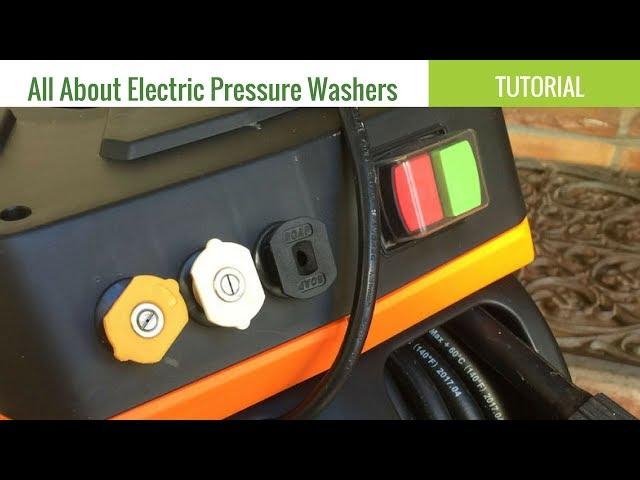 How to Use an Electric Pressure Washer / Power Washer | The Gardening Products Review