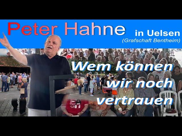 Peter Hahne - Wem wir noch vertrauen können (neue Tonspur)