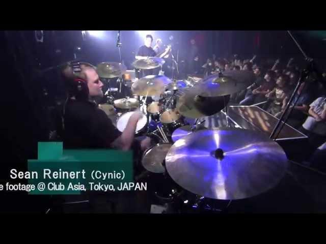 Sean Reinert (Cynic) -live footage @ Club Asia, Tokyo, JAPAN