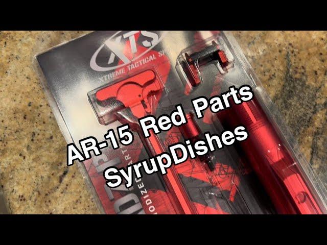 XTS red anodized ar-15 parts kit