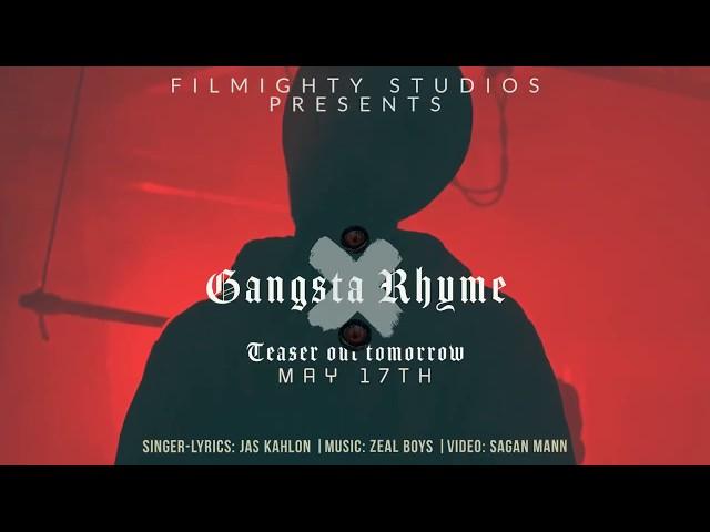 GANGSTA RHYME | POSTER | JAS KAHLON | ZEAL BOYS | SAGAN MANN | NEW PUNJABI SONGS 2020 |