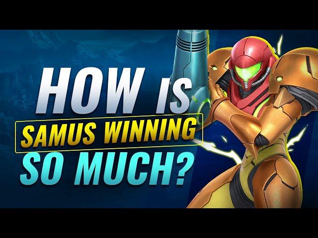 How is SAMUS WINNING SO MUCH in Smash Ultimate??