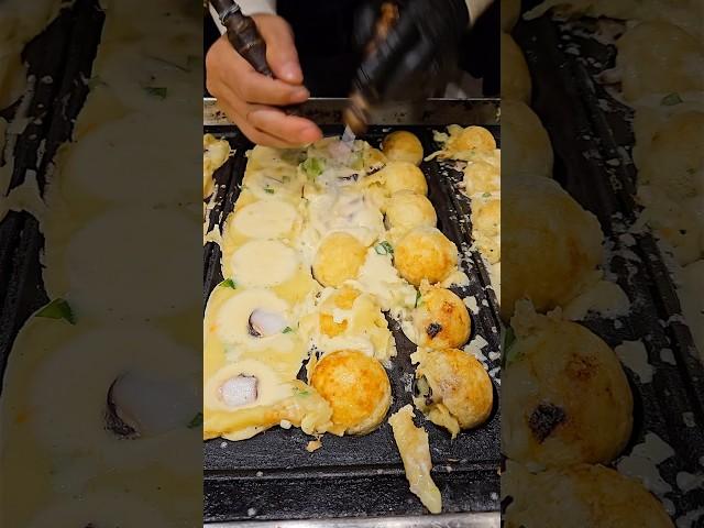 takoyaki master famous in korea - korean street food #shorts