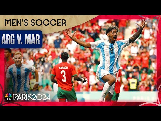 Chaos! Fans, controversy swarm wild Morocco-Argentina Olympic opener | Paris Olympics