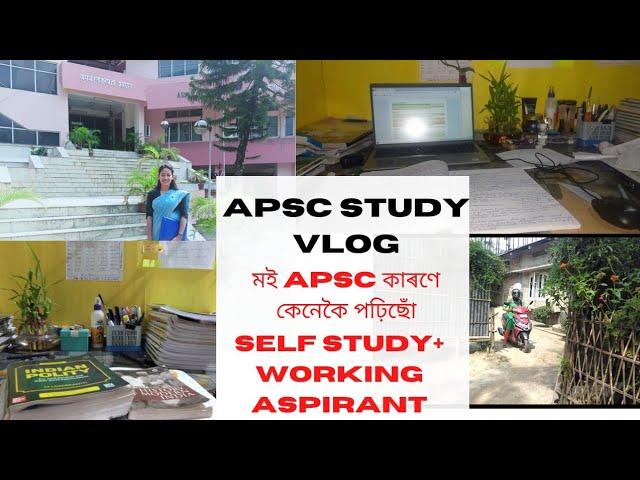 APSC study vlog, How I study for APSC CCE with a small job.