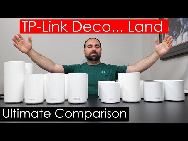 TP Link Deco Mesh WiFi Comparisons  | X20, X55, X68, X4300 Pro, XE75, XE5300, XE75 Pro, XE200