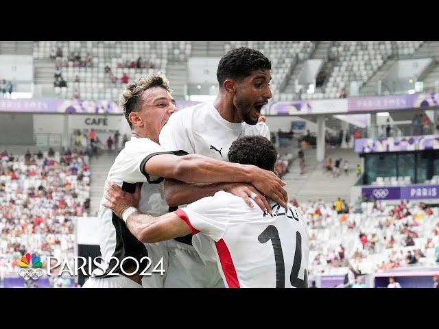 Egypt stuns Spain in 2-1 win to take men's soccer Group C at Paris Olympics | NBC Sports