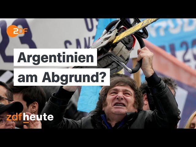 Argentinien: Wie Präsident Milei den Sozialstaat zerlegt I auslandsjournal