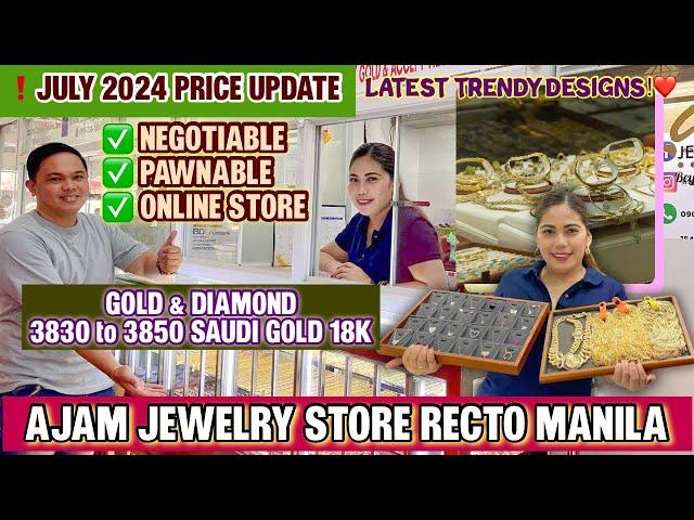 2024 PRICELIST NG GOLD SA C.M RECTO "AJAM JEWELRY STORE| Trendy & Affordable 100% LEGIT *MUST WATCH*