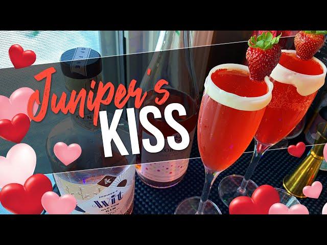 JUNIPER'S KISS | Valentine's Day Cocktails | French 75 Cocktail | Rob's Home Bar