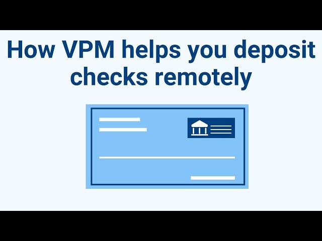 How Wicky Design used VPM's check deposit service