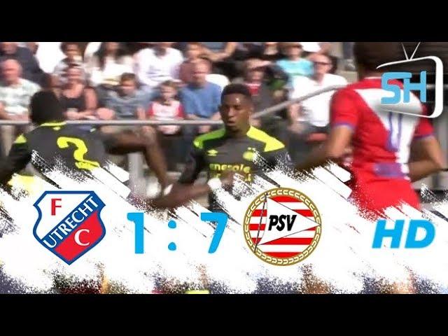 FC Utrecht vs PSV 1-7 Eredivisie All Goals and Highlights September 24,2017