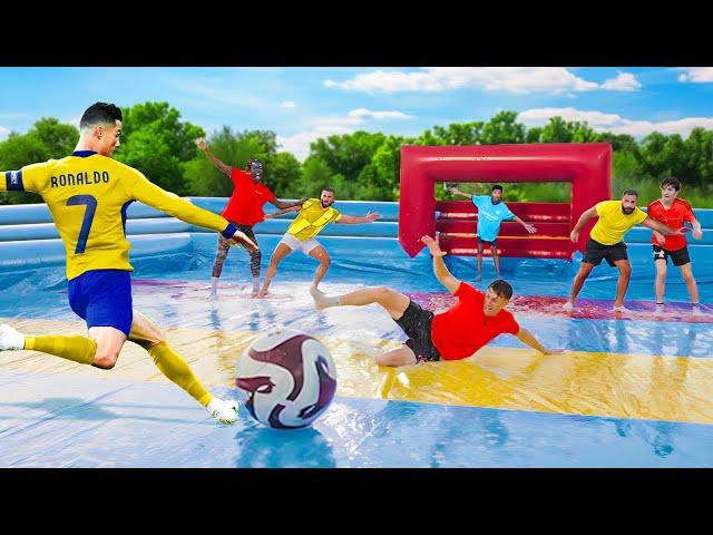 WORLD'S BIGGEST SLIP N SLIDE FOOTBALL MATCH