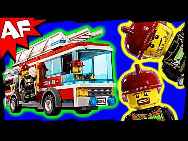 Lego City FIRE TRUCK 60002 Stop Motion Build Review