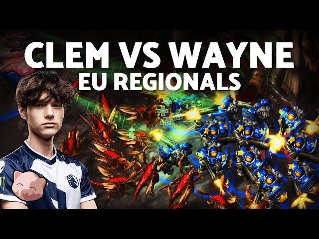 CLEM vs WAYNE | ESL EU Regionals (Bo5 TvZ) - StarCraft 2