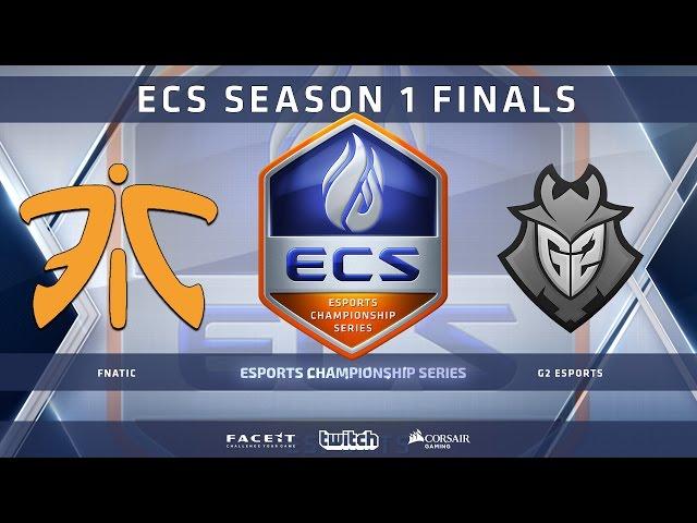 Fnatic vs G2 - Map 2 - Dust 2 (ECS Season 1 Finals)