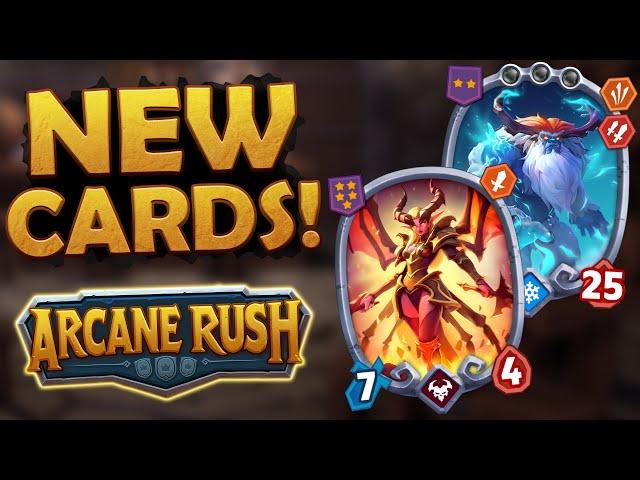 ARCANE RUSH ON STEAM!! New cards, new heroes, new way to play!