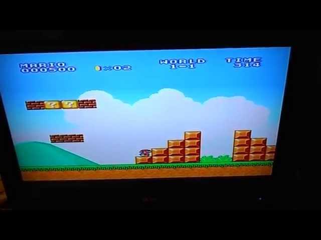 Super Nintendo Euroconector en TV plana