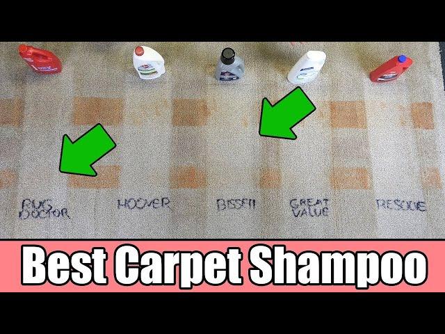 Best Carpet Cleaning Shampoo - 5 TESTED - Bissell vs Rug Doctor vs Hoover vs Resolve