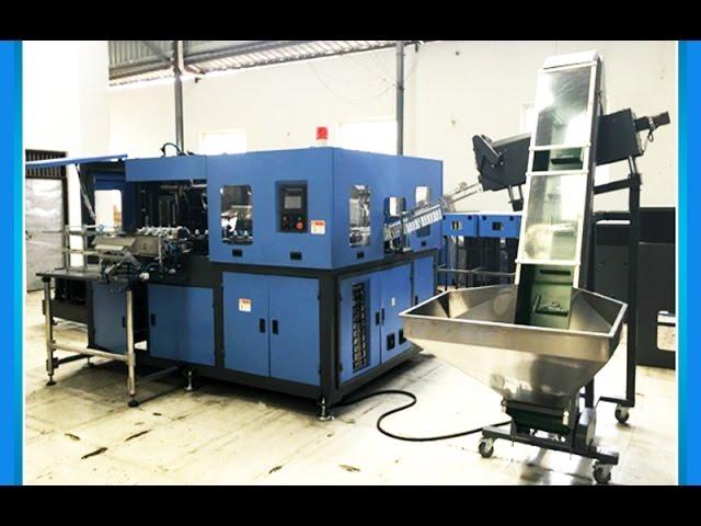 Automatic 4cavity pet bottle blowing machine with heating tunnel