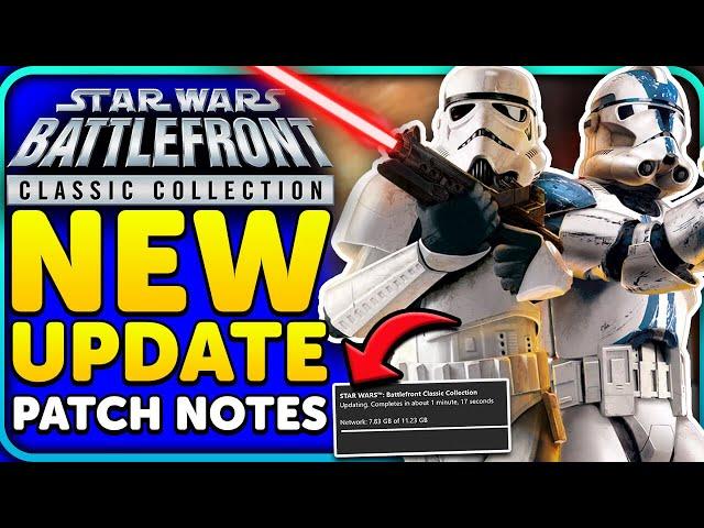 Star Wars Battlefront Classic Collection UPDATE 3 is FINALLY here!