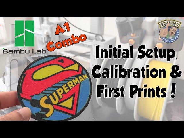 #02 Bambulab A1 Combo + AMS Lite System : Setup, Calibration, and First Prints!