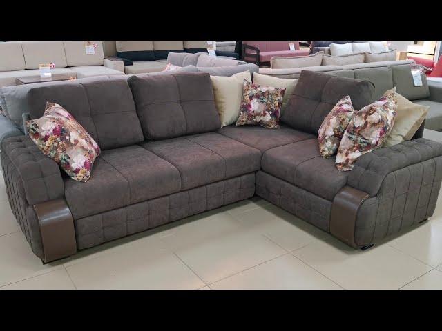 181651"НИКОЛЬ" диван угловой (арт. ТД 833). Цвет: Lounge 10/Astor coffe/FIBRE 2505/2 (яркие цветы).