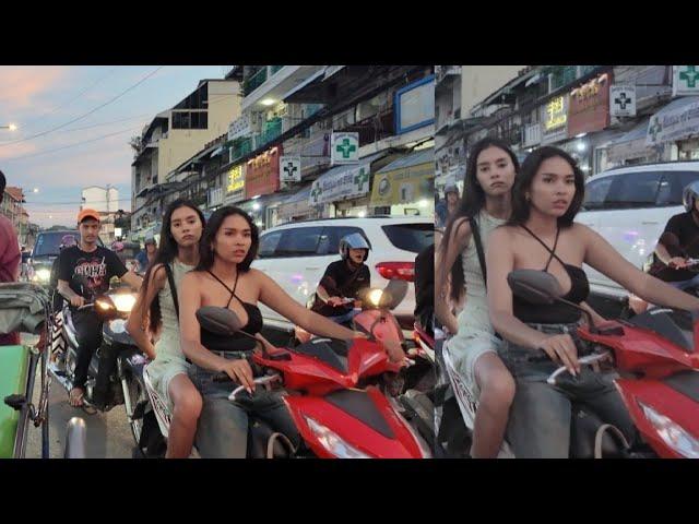 Nightlife    How is Phnom Penh, Cambodia now? Walking Street nightlife scene. So many beauties!2024