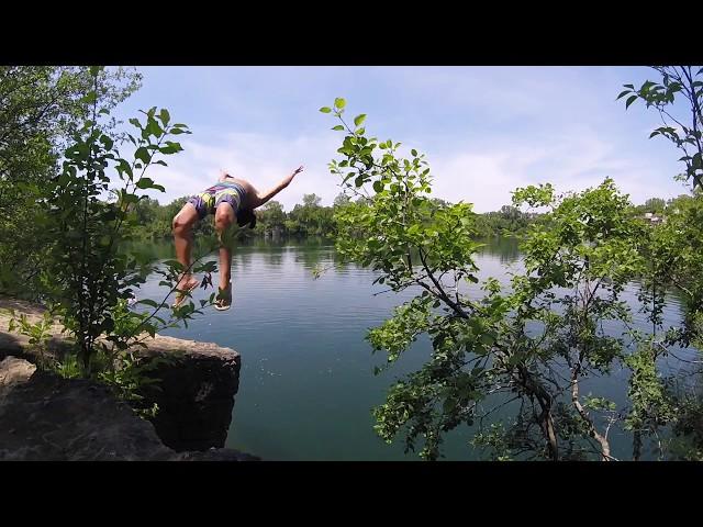 cliffjumping