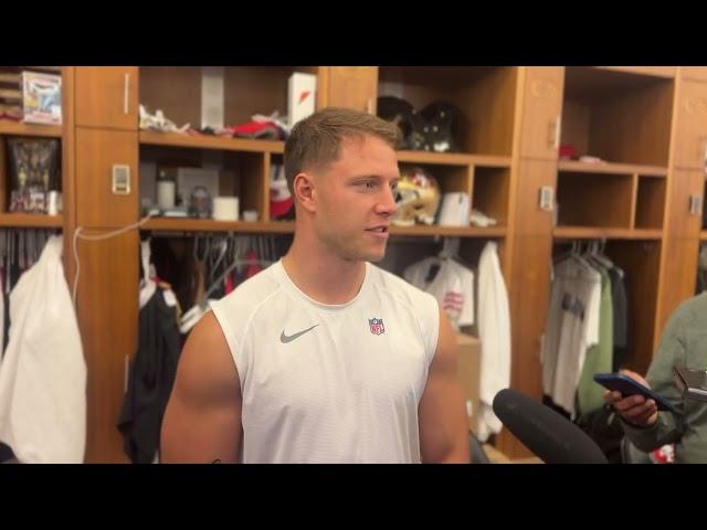 Christian McCaffrey speaks for first time this regular season — CMC 49ers return