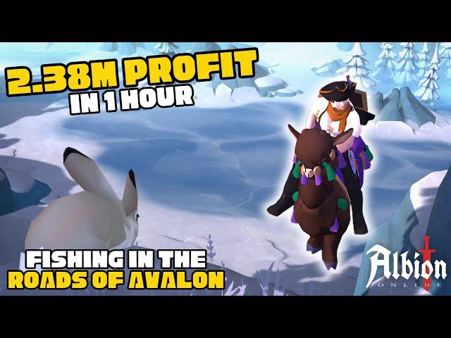 How Good is Fishing in Roads of Avalon? | Earned 2.38m Silver Profit! | Albion Online