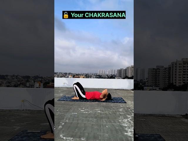  your CHAKRASANA  #chakraasan #tutorial #shorts #trending #explore #yoga #fun2shhyoga