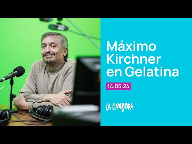 MÁXIMO KIRCHNER CON PEDRO ROSEMBLAT | #GELATINA