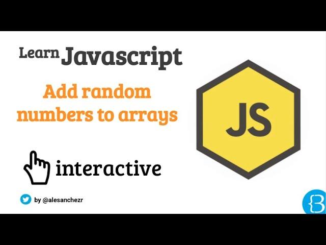 5.3 - Add random numbers to array using the push function - JS Arrays