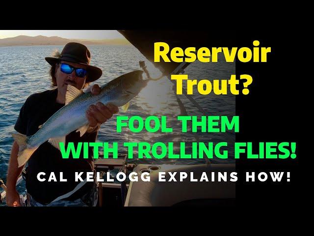 Trout Fishing Tactics: How To Catch Big Reservoir Trout On Trolling Flies #fishing #trout #trolling