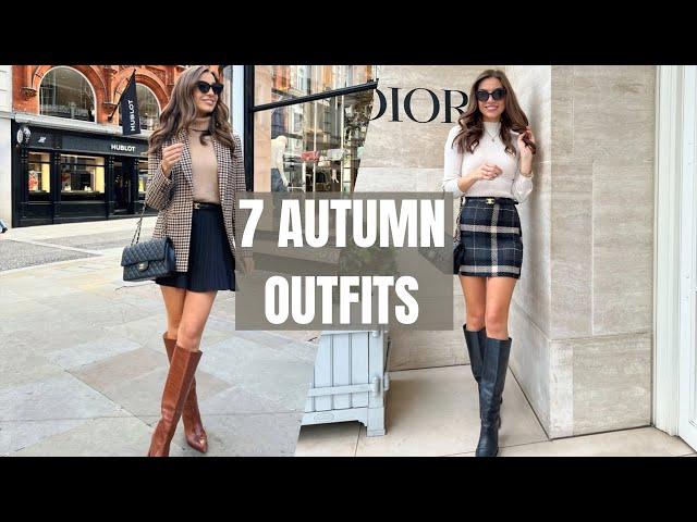 SEVEN AUTUMN OUTFITS - TRY ON HAUL