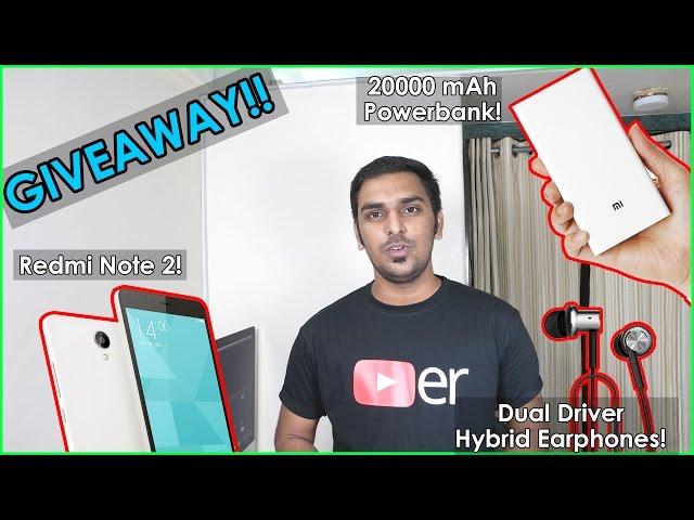 Big GIVEAWAY Redmi Note 2 and Much More! | AllAboutTechnologies (Closed)