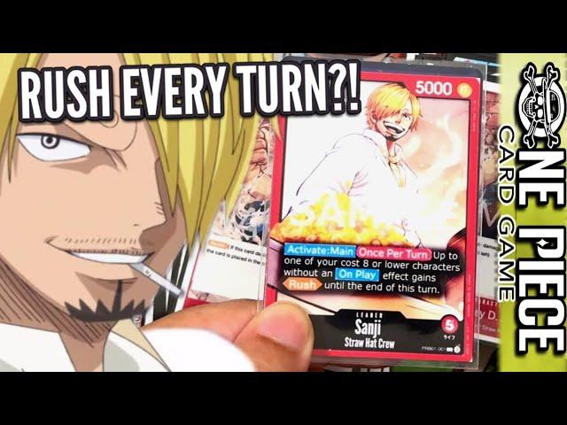 PRB01 Red Sanji Deck Profile - RUSH FOR EVERYONE! | One Piece TCG Deck List