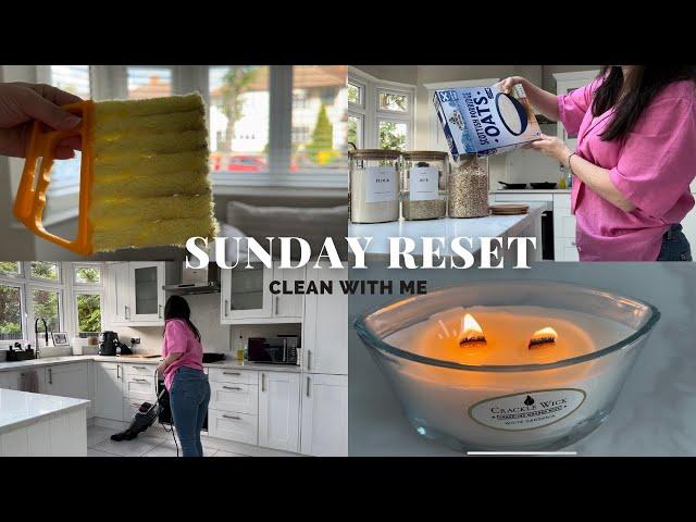 CLEAN WITH ME // RELAXING SUNDAY RESET // CLEANING MOTIVATION