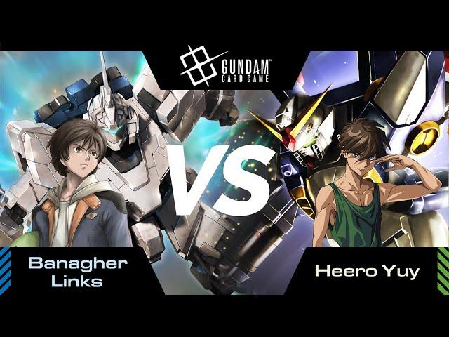 Gundam Card Game: Beta Match! Blue/White Unicorn VS Green/White Wing w/ @TheStrongestWizard