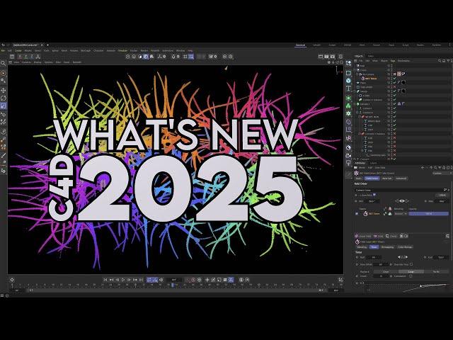 What's New in Cinema 4D 2025