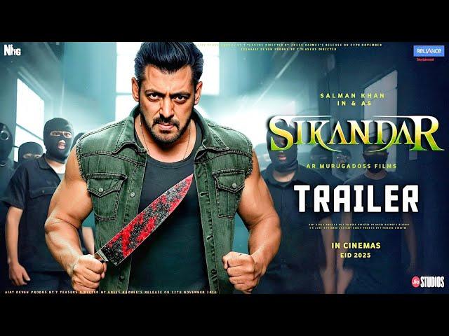 SIKANDAR - Official Trailer | Salman Khan | Rashmika Mandanna | Sikandar Song | Sikandar Movie