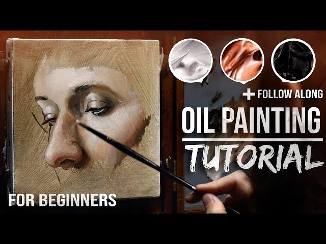 Easy Oil Painting Techniques EVERYONE Should Know! (Step by Step Oil Painting Tutorial)