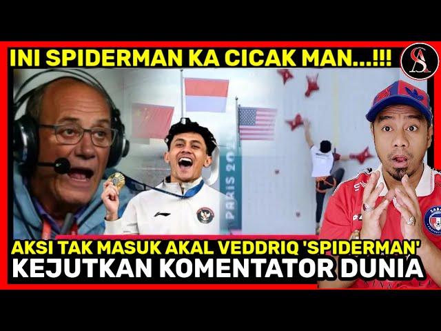 Komentator Inggris : Itu Spiderman Atau Cicak Woy ! Saat Nama Indonesia Menggema di Olimpiade Paris