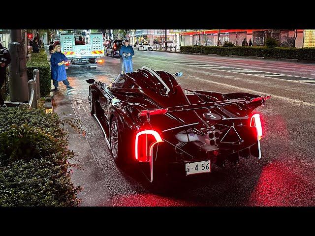 $3 Million Pagani Huayra R Shuts Down Streets of Tokyo!