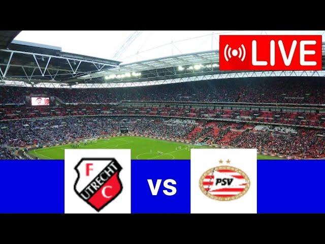 Live wedstrijd, FC Utrecht versus PSV | Eredivisie 2024/25 | Hoogtepunten van de wedstrijd